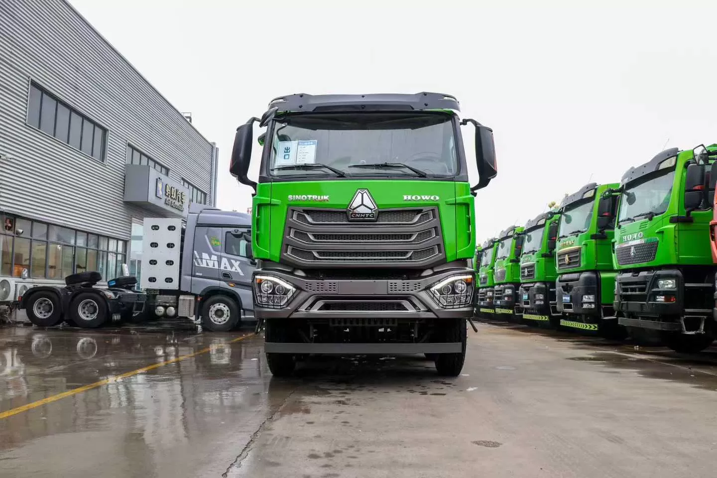 Howo N5 TX 8&times;4 dump truck China VI emission standard used dump truck for sale